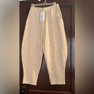 Women's linen/cotton pants. IXIMO brand, size small.